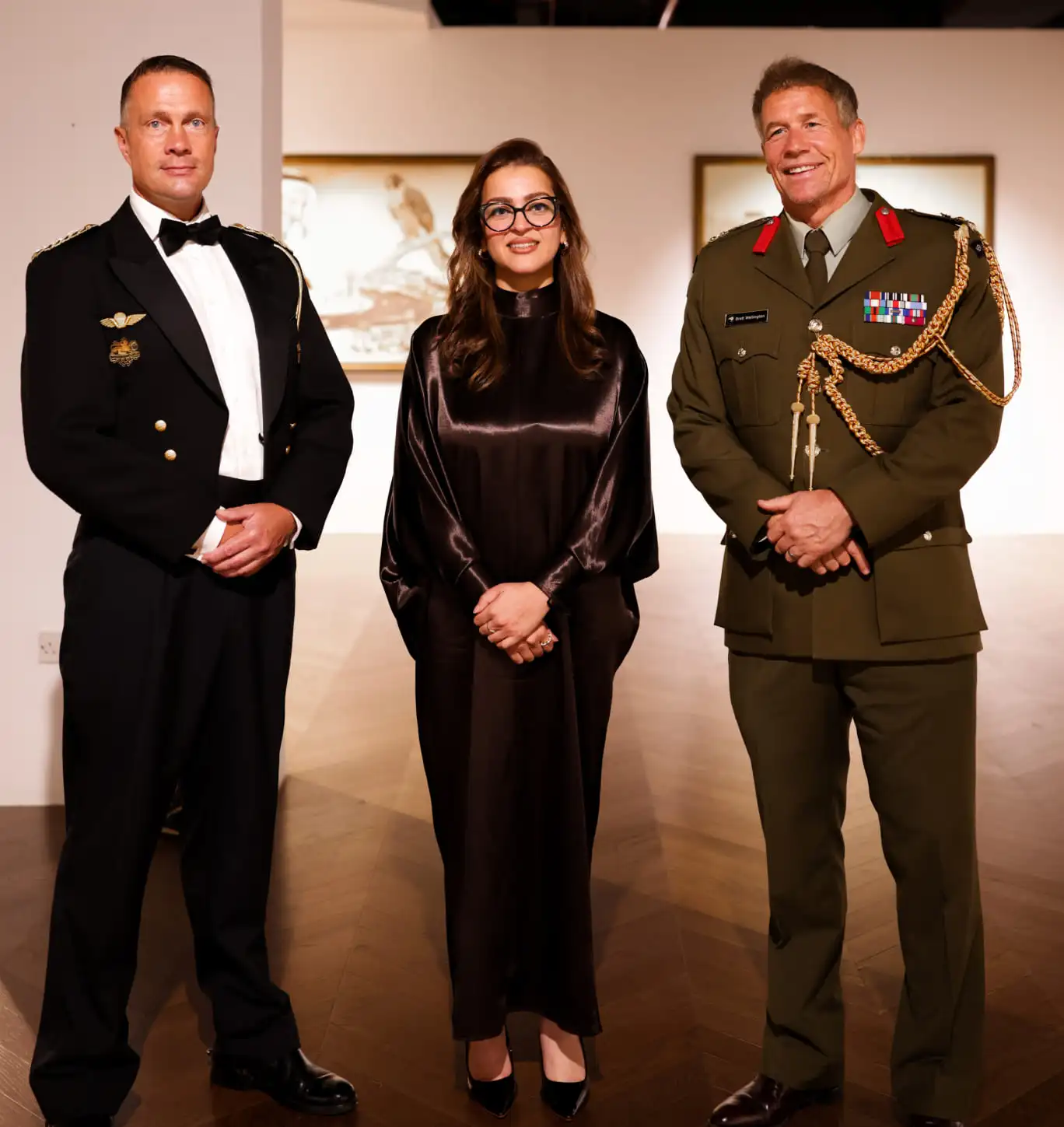 Dr. Nadia Choudhry at an exhibition